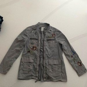 Embroidered Army Jacket